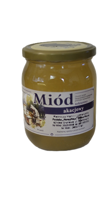 Miód akacjowy 540ml - mobilnie