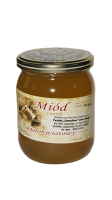 Miód wielokwiatowy 540ml